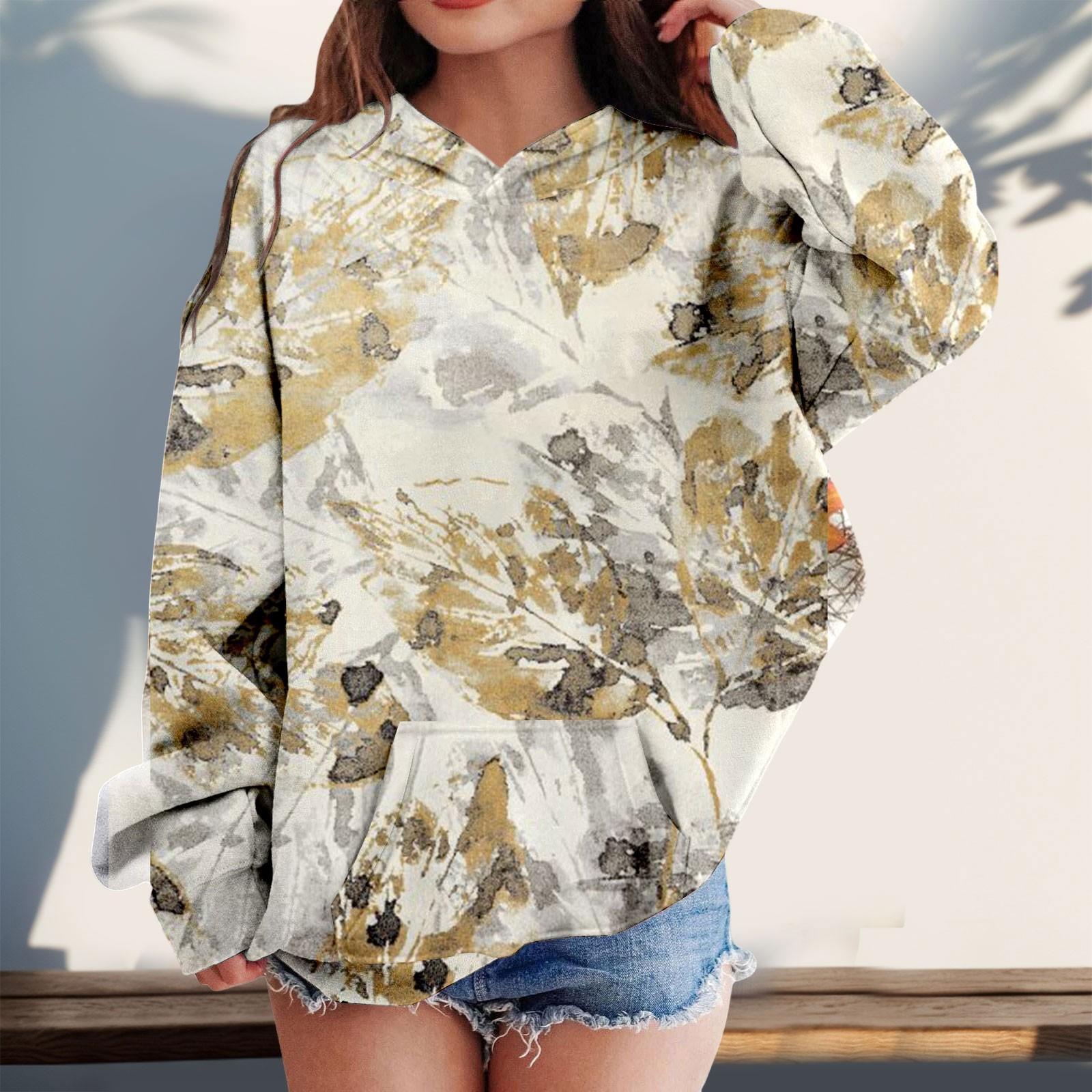 

Детская повседневная и модная толстовка с капюшоном и принтом листьев 110