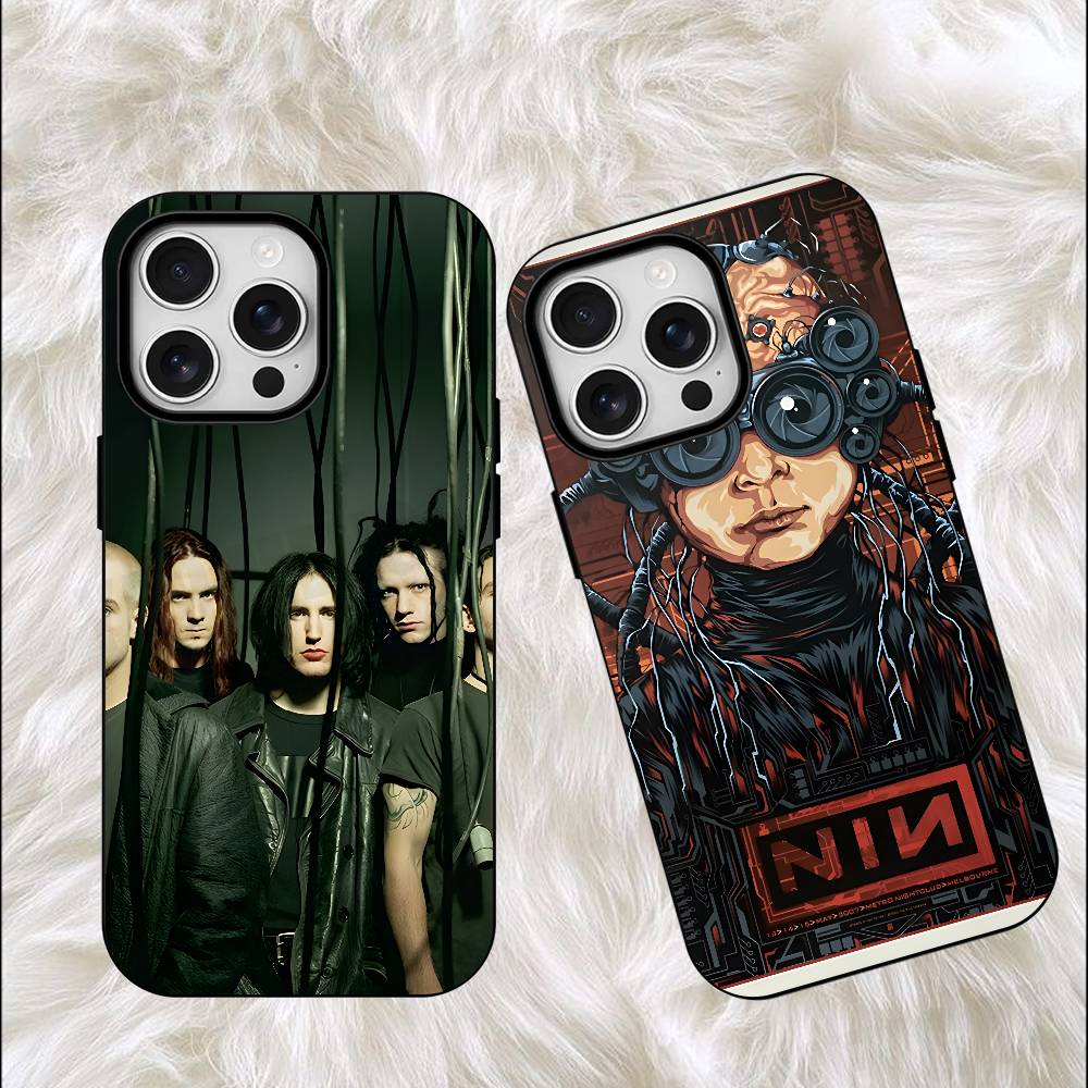 N-Nine-inch N-Nails Slim Matte Magnetic For Case For Iphone 17,16,15,14,13,12,11 Pro Max Mini Plus New Frosted Soft Shell