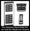 High Performance For Stainless Steel Pedal Set for Golf For Skoda For Octavia Designed for Maximum Traction and Comfort