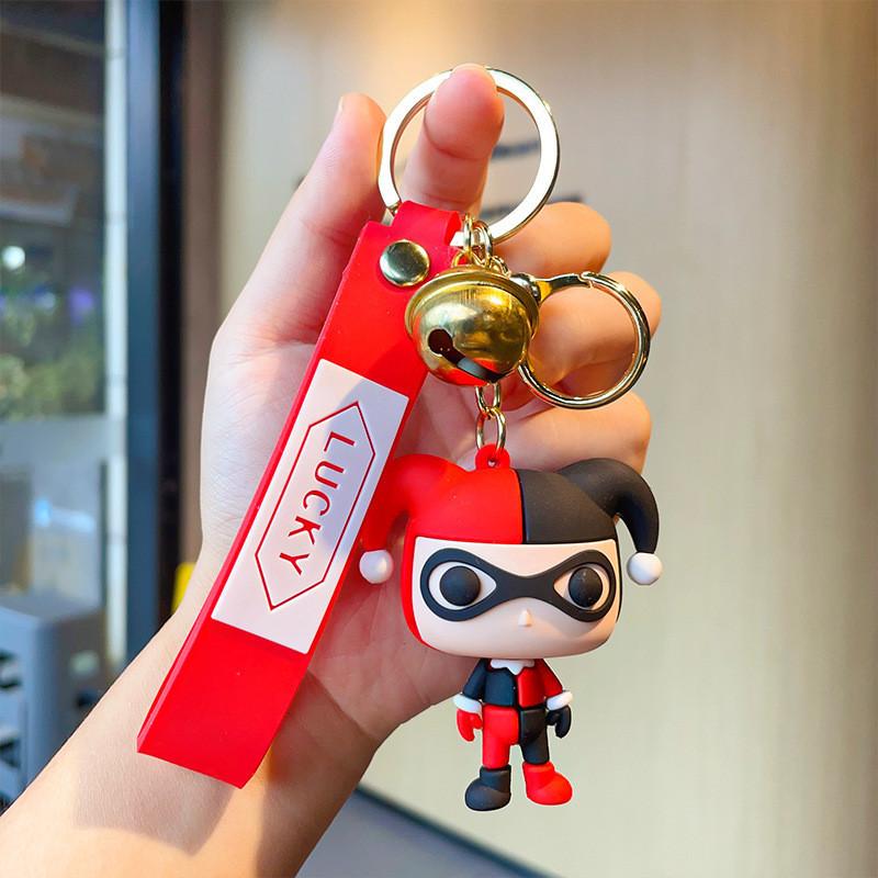 Креативный Мультяшный Джокер Брелок Отряд Самоубийц Силиконовый Брелок Подарок Для Мужчин Женщин Автомобиля Сумки Аксессуары C