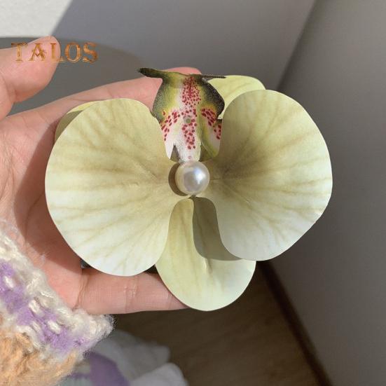 Women Hair Clip 3D Flower Decor Strong Grip Bang Hair Pin Photo Shoot Flower Styling Hairpin Hair Accessories