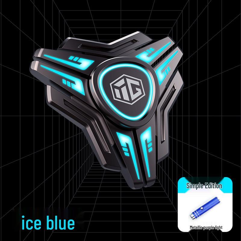 

Yijue Светящийся Ночник Спиннер для Пальцев - Игрушка для Снятия Стресса для Детей Metal Spinner