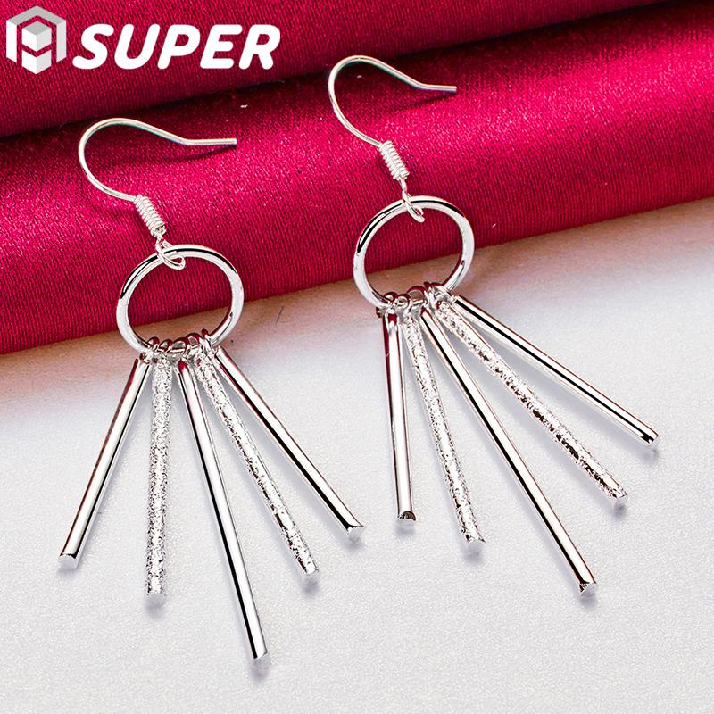 925 Sterling Silver Tassel Fashion Jewelry