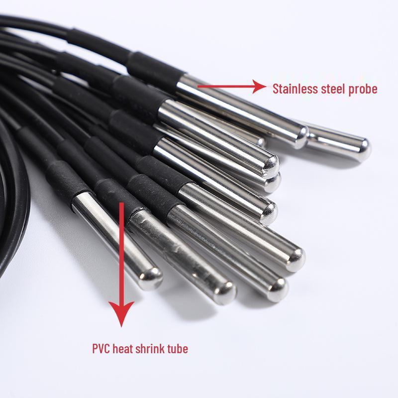 High-Sensitivity Waterproof DS18B20 Digital Temperature Sensor with Stainless Steel Probe