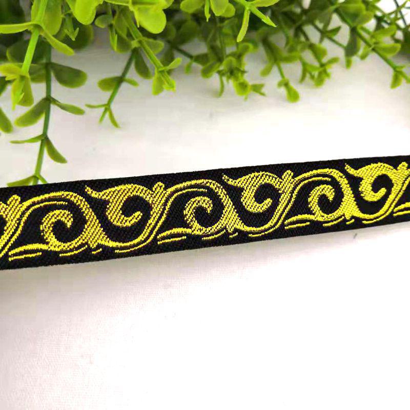 Spitzenbesatz aus Stoff mit ethnischem Wolkenmuster, 2 cm, für DIY-Cosplay-Accessoires