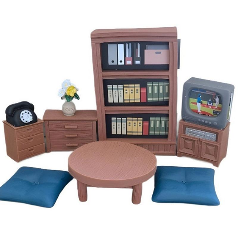 1 Piece Resin Home Decoration Dollhouse Furniture Miniature Toys Car Ornament Artificial Modern Art Model Mini Kid Toy