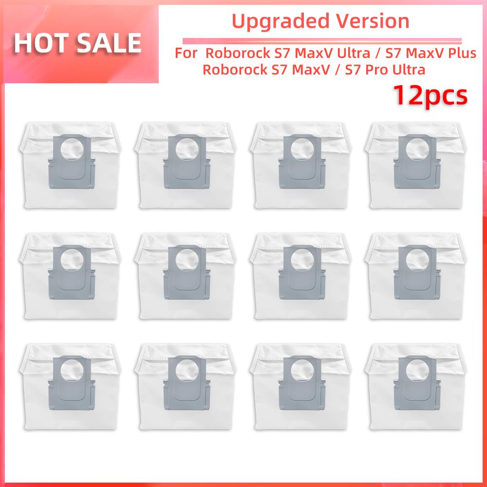Compatible for Roborock S7 MaxV Ultra S7 Pro Ultra Accessories S7 MaxV Plus Robot Vacuum Main Side Brush Mop Filter Dust Bag