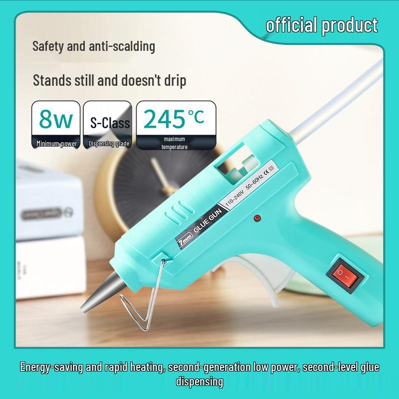 Multi-color 7mm Hot Melt Glue Gun for DIY & Crafts