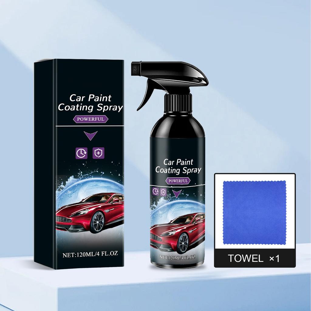 Multifunctional Car Paint Coating Spray Car Paint Maintenance Polishing Stain Removal Waterproof Maintainance  Car Maintenance Coating Agent 120ml