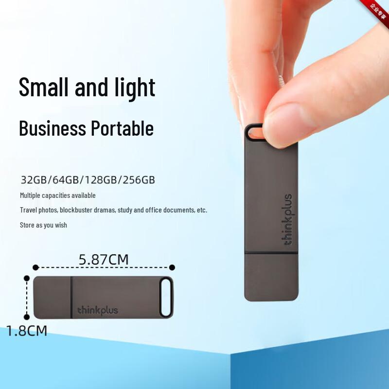 Lenovo Thinkplus TU100 USB3.1 Metal Flash Drive