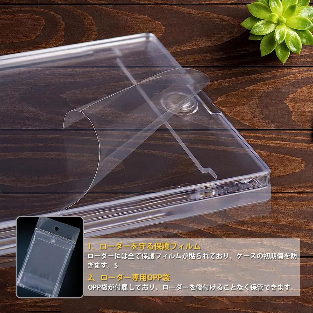 Magnetischer Lader von 10 Ladern 10 Kartenlader 35pt Ständer Pokeka Sammelkarte UV-Schutz mit Basis Schwarzer Ausstellungsständer Kartenhülle Schutz Aufbewahrung