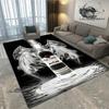 Tappeto stampato con logo Bacardi Tappeto antiscivolo Tappeti da esterno Tappeto per area Tappeto decorativo per camera da letto Tappeto per camera da letto Regalo di compleanno