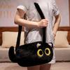 Cat Soft Plush Backpack Kawaii Black Cat Plusie Toy Doll Women Fashion Crossbody Bag Shoulder Bags Kids School Bag Children Gift