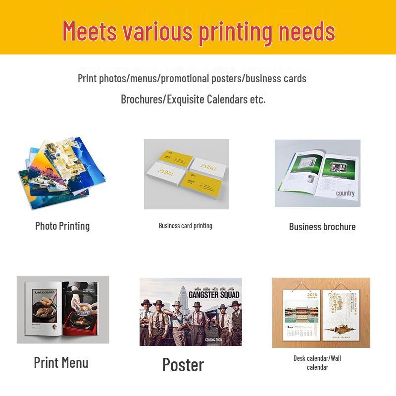 A4 Double-Sided Glossy Coated Inkjet Photo and Business Card Paper