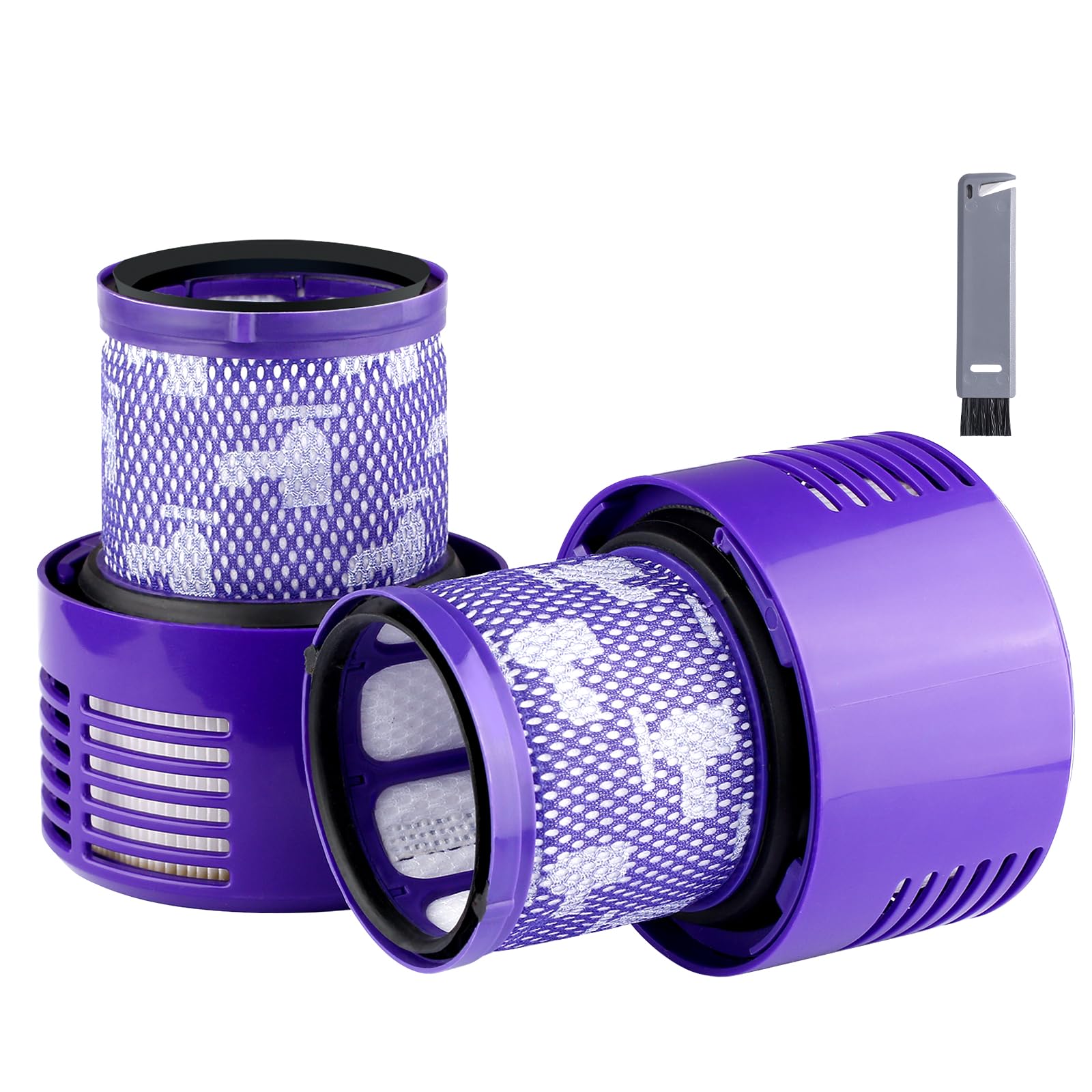 

Dyson V10 Compatible with Dyson Cyclone V10 Fluffy Cyclone V10 Fluffy FF Vacuum Dyson Vacuum Cleaner Comes with 1 Cleaning Brush (SV12) Filter, (SV12