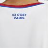 Jordan X PSG Poly Replica Crew Neck Letter Print Short Sleeve T-Shirt Unisex T-Shirt White BQ8358-100