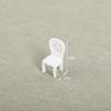 8/10Pcs 1:75 Scale Dinning Miniature Chair Model Mini Dollhouse Furniture Decor