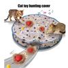 Motion Activated Cat Toy Balls Interactive Play Mat Fast Rolling Balls with Rechargeable Design for Boredom Cats Fun