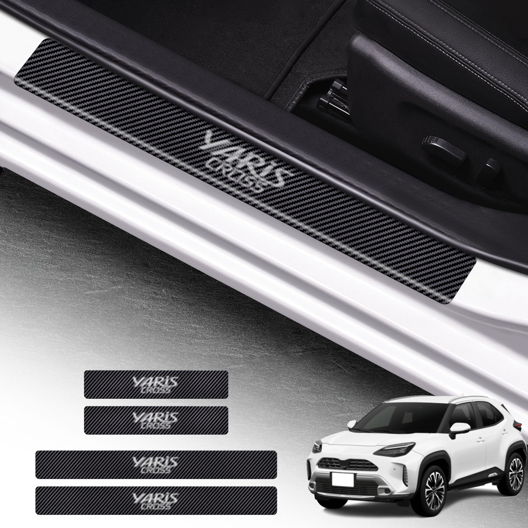 

Защита бокового порога SUVVNE, Новый Yaris Cross, Серии 10, 15 (Август 2020 и