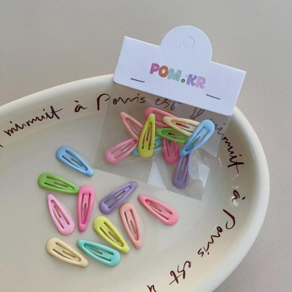 10pcs Candy Color Bobby Pins 3cm-5cm Small Metal Hair Clips Children's Hair Accessories