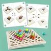 Educational Wooden Bean Counting Game Set Colorful Bead Finger Training, Counting Practice, and Math Skills Development, Counting Game