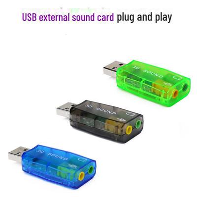 Yushuo USB External Sound Card Adapter for Laptops and Computers