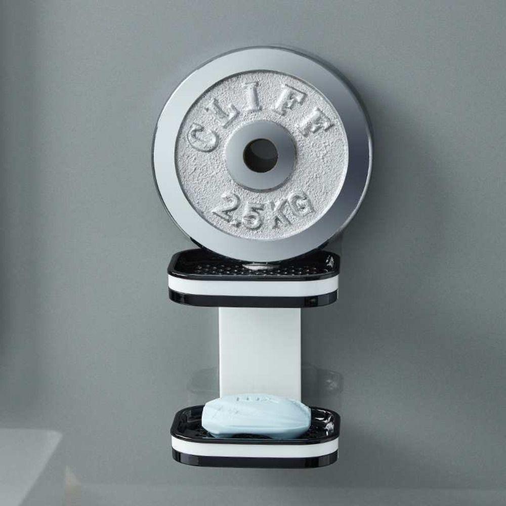 Self Adhesive Soap Storage Rack 1/2 Layer Soap Drain Box Sponge Holder Soap Organizer Kitchen