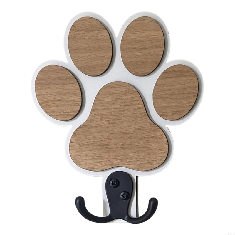 Polished Wooden Animal Claw Wall Hook Decorative Hanger Home Storage Solution HX6C