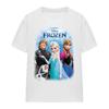 Frozen Womens/Ladies Elsa Anna Kristoff Olaf Poster T-Shirt