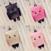 Women Backpack Stylish Cool Black PU Leather Owl Backpack Female Women Shoulder Bag