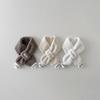 Windproof Warm Scarf Cute Cartoon Cross Neckerchief Fashion Plush Scarves  Autumn Winter