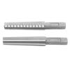 2pcs HSS MT2 Taper Fine Rough Reamer Cutter Tool Set Straight Shank 1.5x12.5cm
