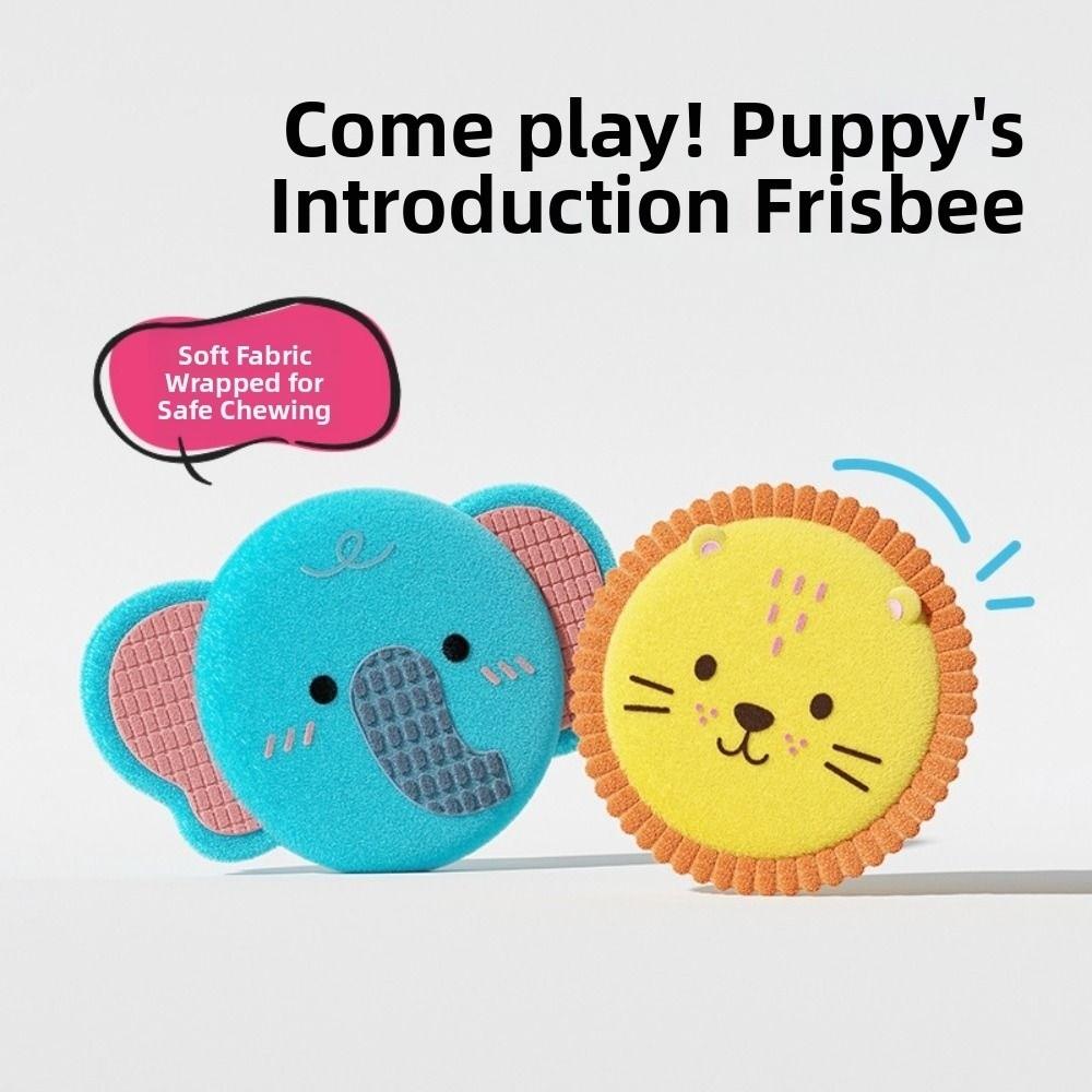 Cartoon Interactive Dog Throw Toy Soft Puppy Chew Toy Pet Accessories Pet Squeak Toy  Outdoor Sport