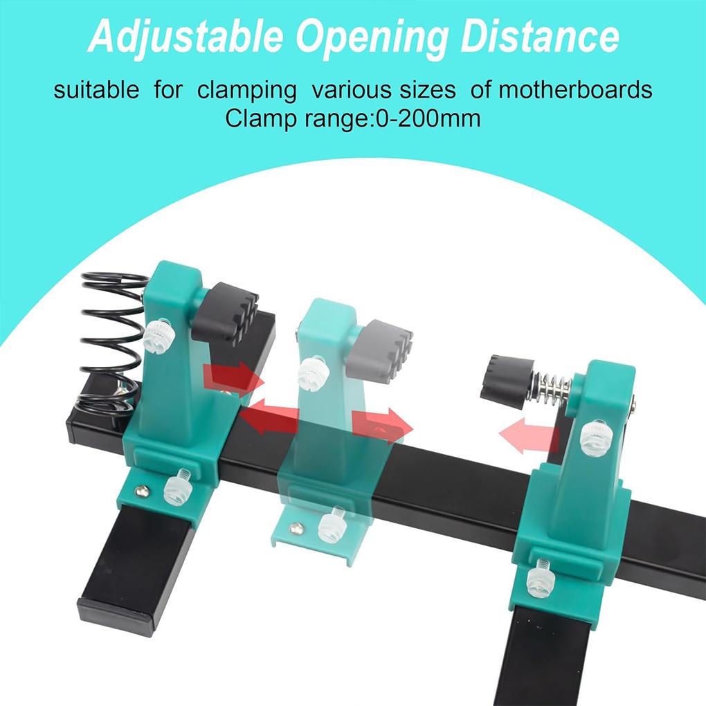 Circuit Board Holder Stable Adjustable PCB Welding Bracket Auxiliary Clamp Repair Tool Clamping Kit Heavy Duty Base Plate