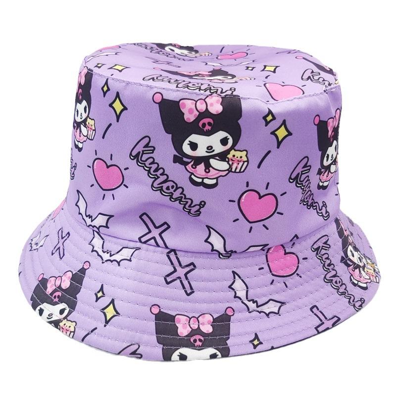 Adorable Anime Children's Fisherman Hats Bucket Hat for Women Men Lightweight Outdoor Travel Fishing Hat