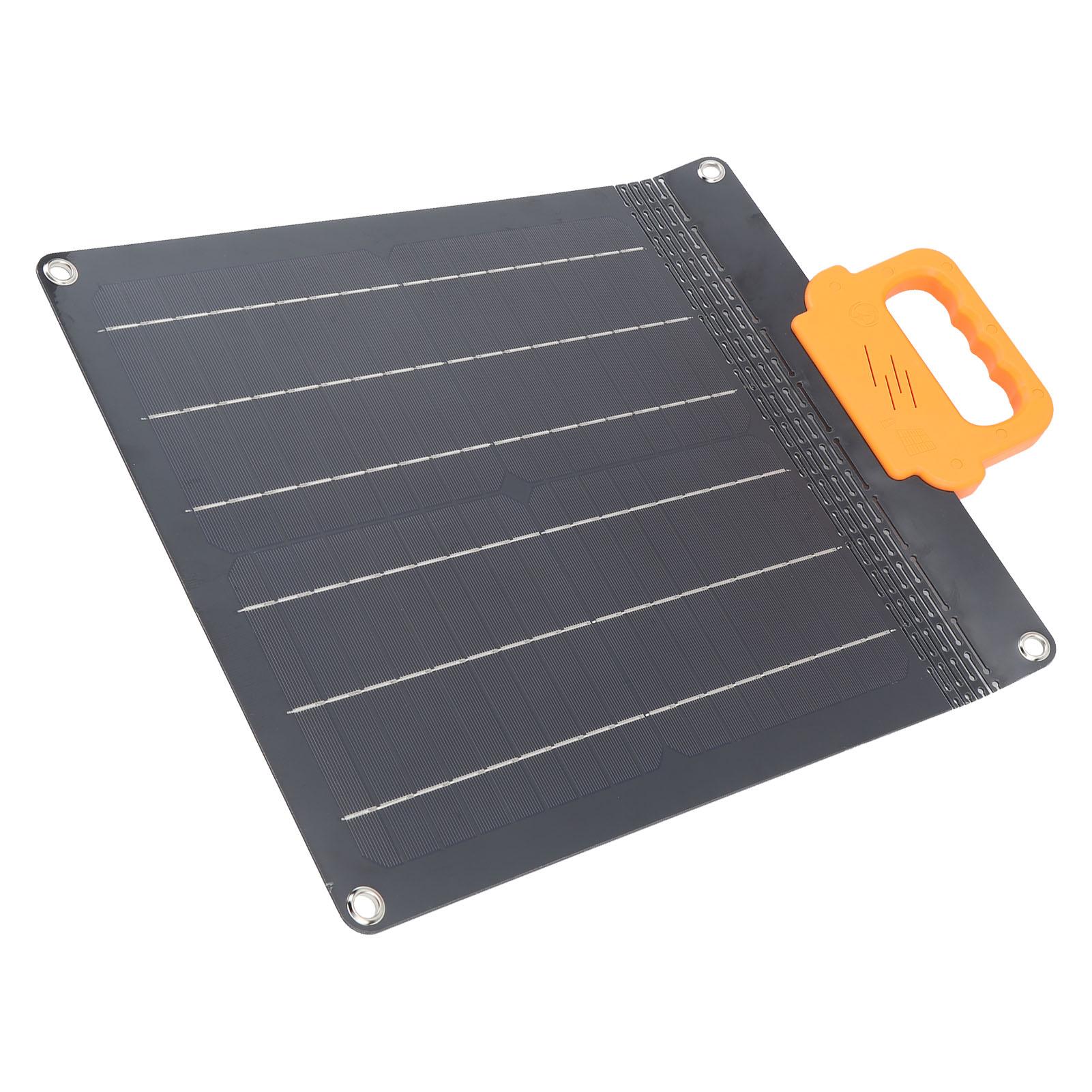

Flexible Solar Panel 20W 18V Foldable High Conversion Waterproof Monocrystalline Solar Panel with Handle for Outdoor