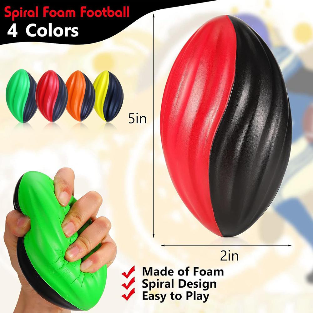 Mini Soft Standard Sponge American Football Soccer Rugby Squeeze Ball Anxiety Relief Kids Adults Birthday Gift Party Toys