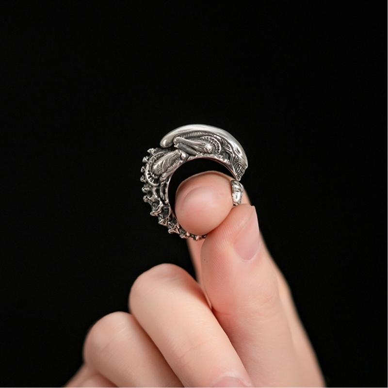 Retro Punk Inspired Open Adjustable Copper Finger Ring For Parties Weddings And Everyday Fashion Accessory