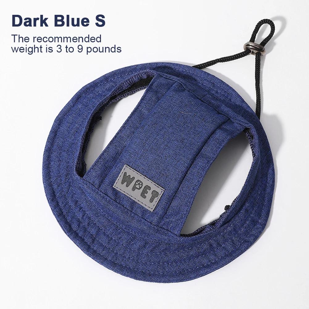 NEW Summer Adjustable Pet Hat Leaky Ear Sunscreen Sunshade Linen Cowboy Puppy Hat Sun Cap Visor Cute Outdoor Sport Hat for Cat
