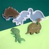 3-Link Dinosaur Sugar Chocolate Cake Fondant Mold Diy Baking Manual Biscuits Mold Food Grade Silicone Fondant Mould