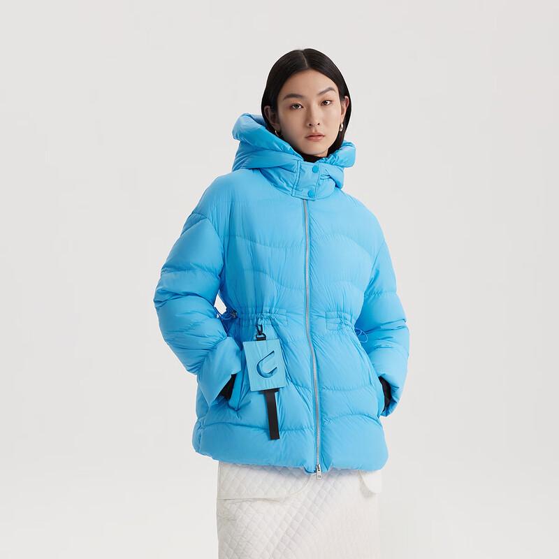 Aililaiyi Women's Short Hooded Goose Down Jacket