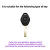TPU Car Remote Key Case Cover Protect Shell Fob For BMW E46 E38 E39 E53 X5 X3 E83 Z3 Z4 1 3 5 7 Series 330i 315/433MHz ID44
