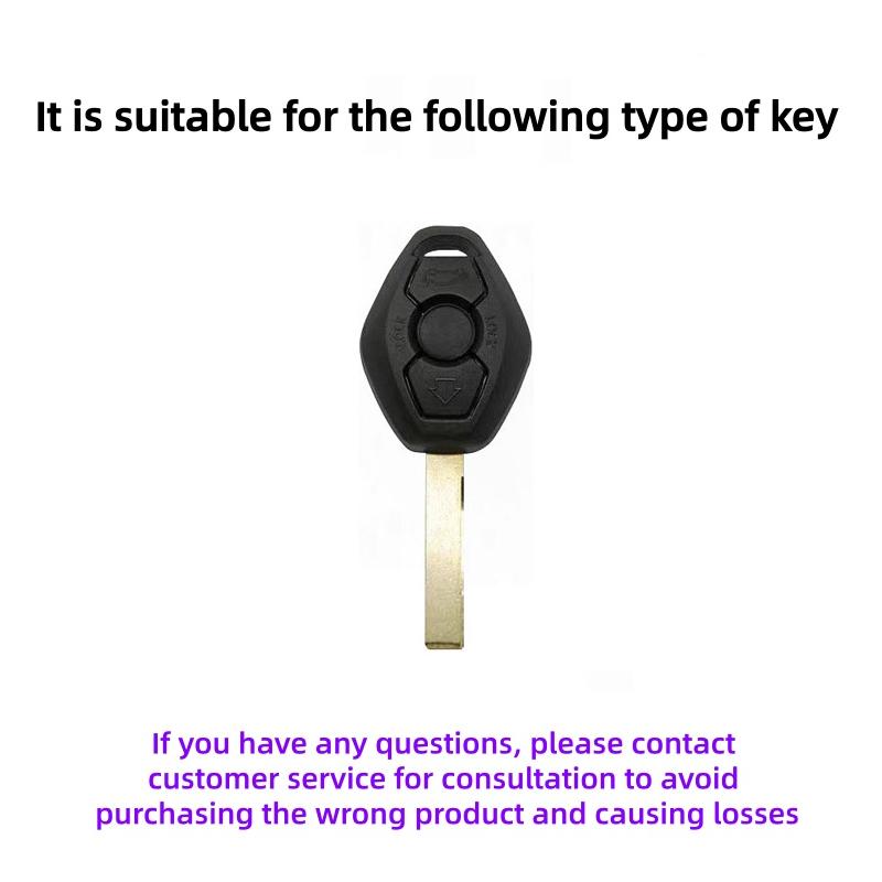 TPU Car Remote Key Case Cover Protect Shell Fob For BMW E46 E38 E39 E53 X5 X3 E83 Z3 Z4 1 3 5 7 Series 330i 315/433MHz ID44