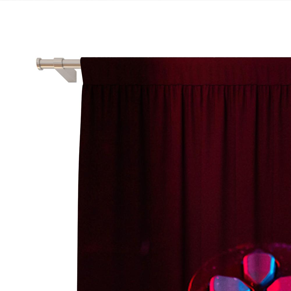 2PC Curtain Game Console With Handle With Pole Pocket Curtains, Suitable For Kitchens, Cafes, Living Rooms, Balconies, Gardens