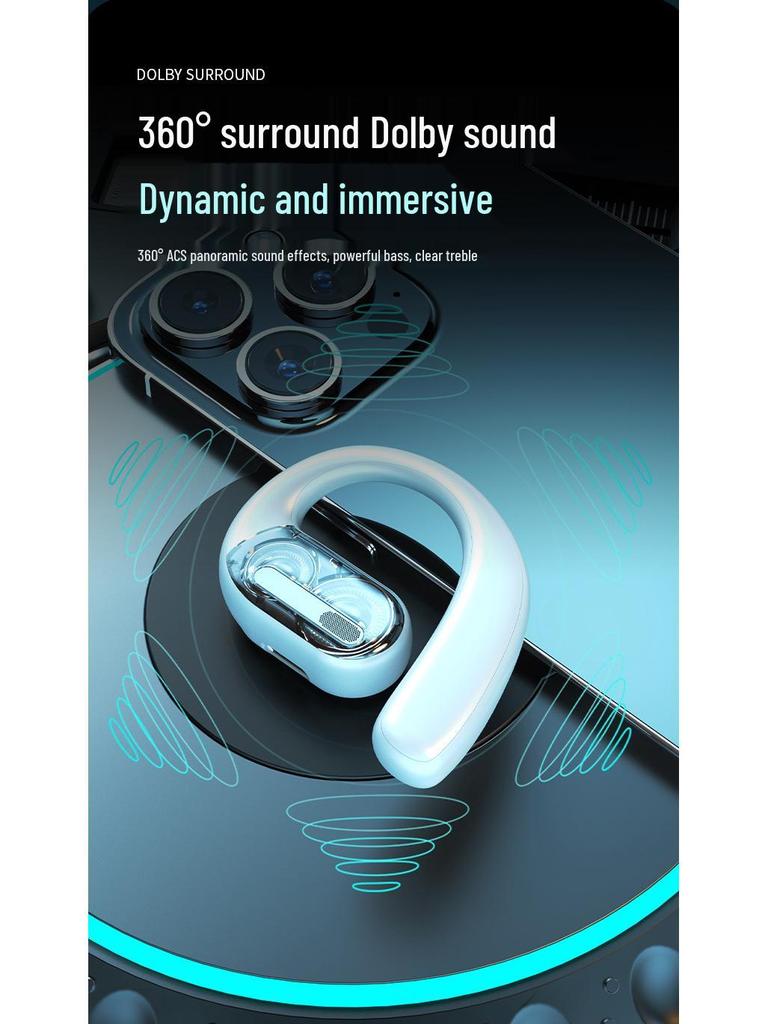 New LX9 Bluetooth Earbuds: In-Ear, Clip-On, Dual Speaker Stereo with External Sound