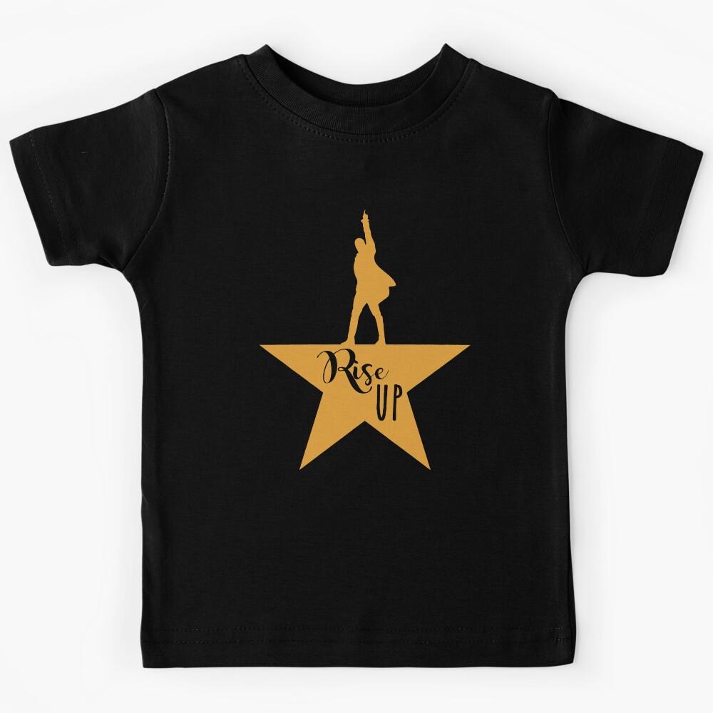 Hamilton Musical Rise Up Album Cover Fan Art Kids T-Shirt 150