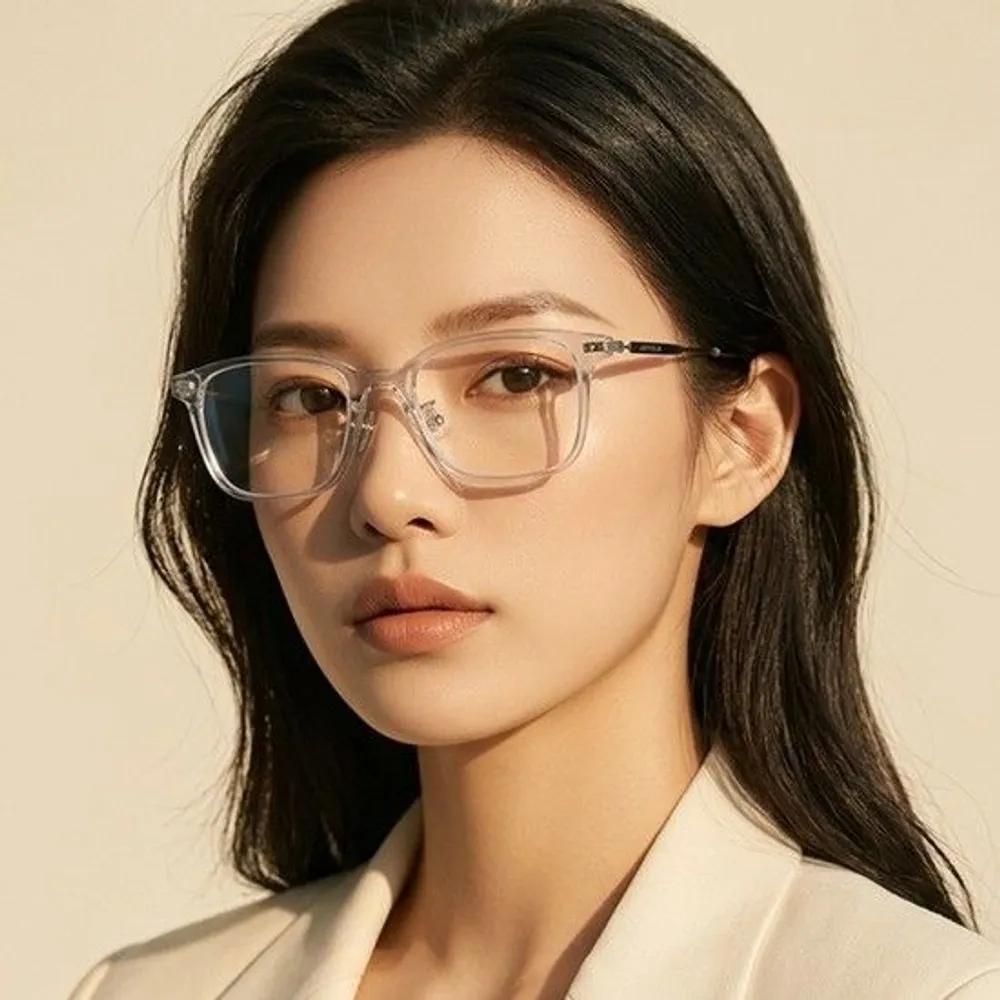 Eyeglass Frame ML5160D 020 Square Simple Transparent Horn-rimmed