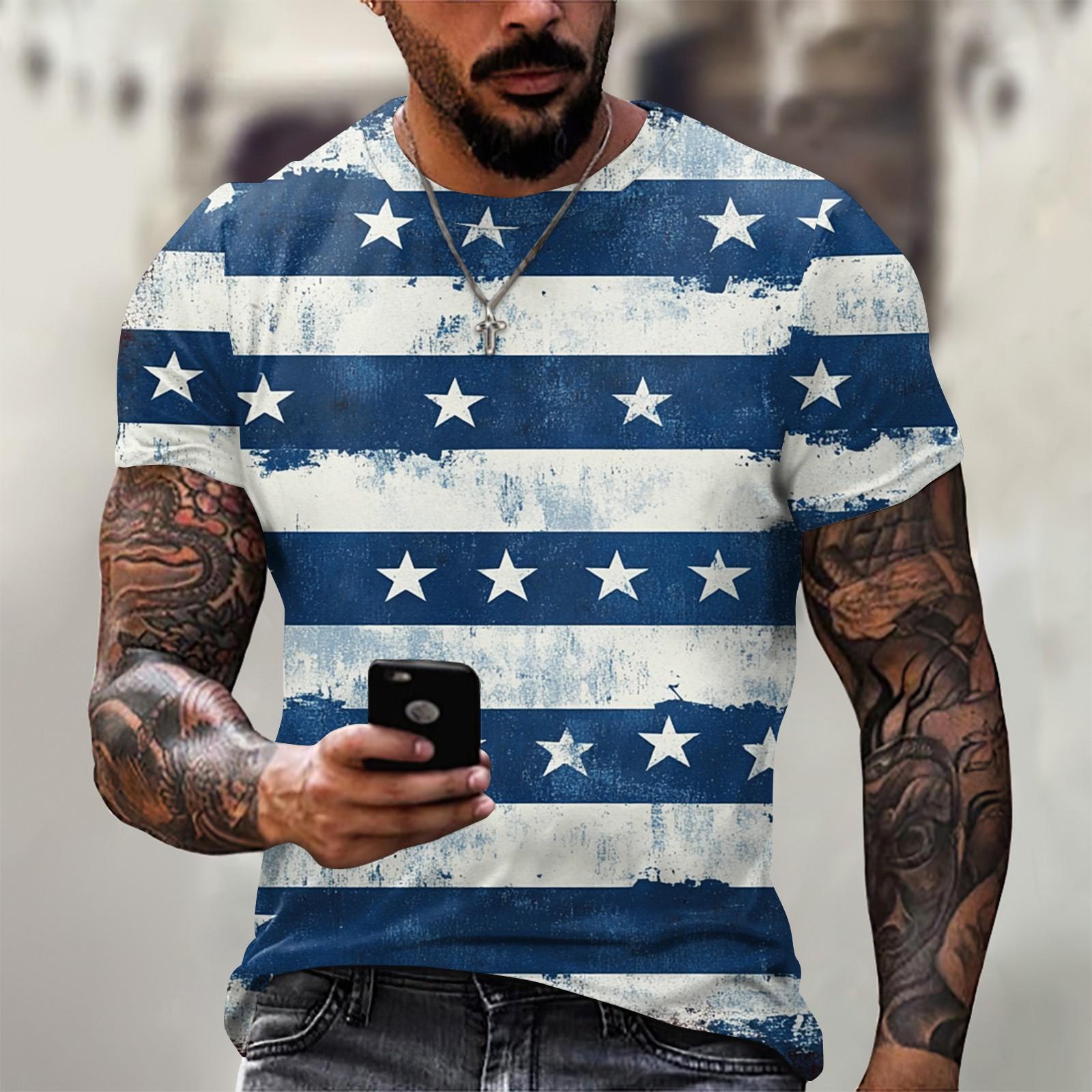 

Мужская модная футболка, уличная повседневная одежда с коротким рукавом XXL белый