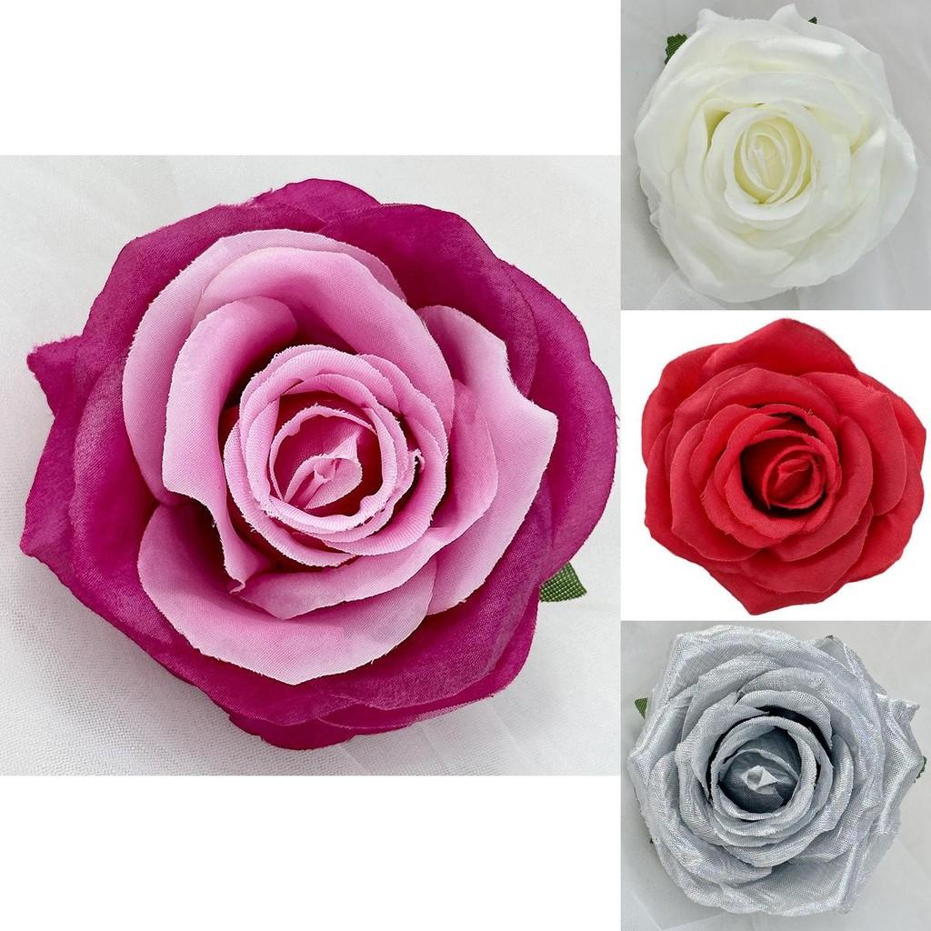 Rose Artificial Blossom For Wall Decor With Colorful Fabric Material For Photography And Celebrations
