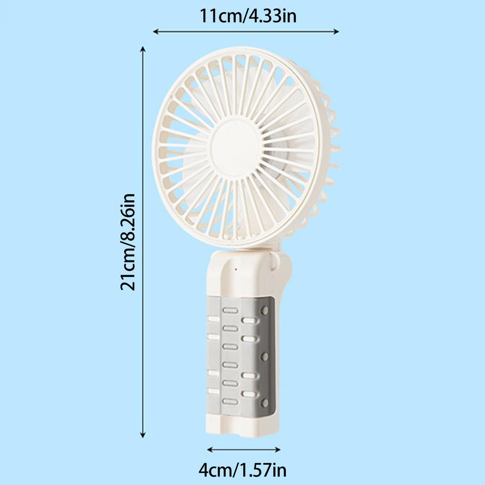 Portable Clip On Fan Adjustable Foldable Personal Fan Portable 3 Speeds Handheld Cooler Small Cooling Accessories For Umbrella